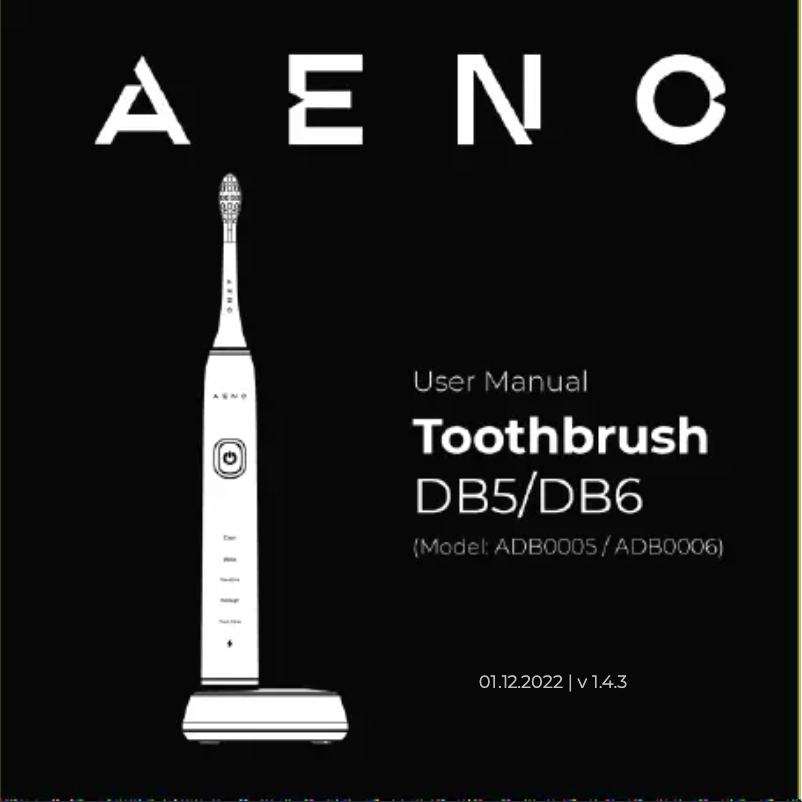 Page 1 of the manual User Manual AENO DB6