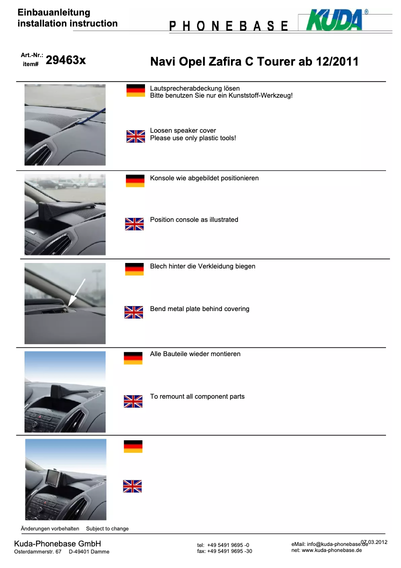 First page image of the manual for 294630