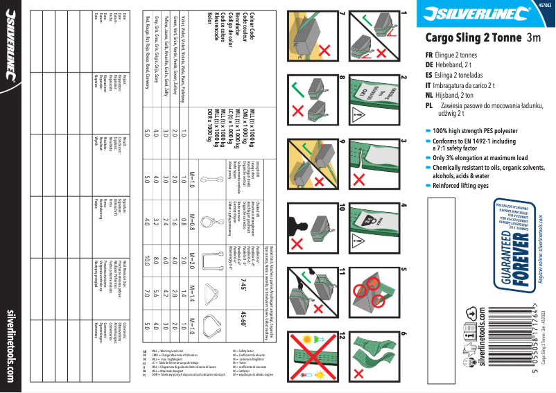 First page image of the manual for 457003