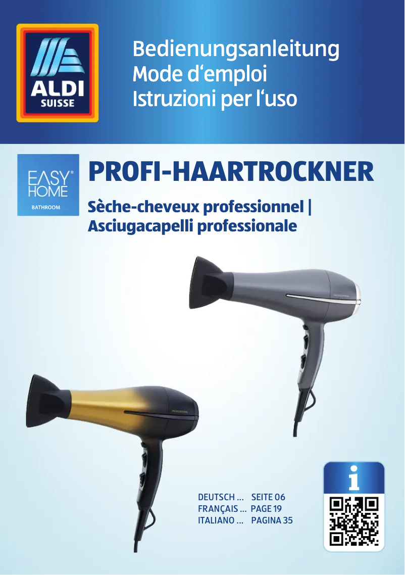 Page 1 of the manual User Manual Easy Home GT-HDp-06