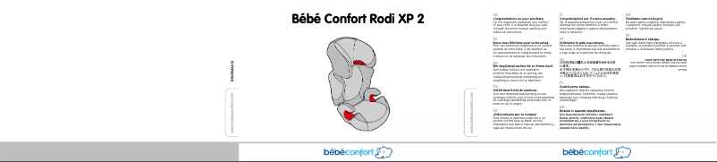 Page 1 of the manual User Manual Bebe Confort Rodi XP 2