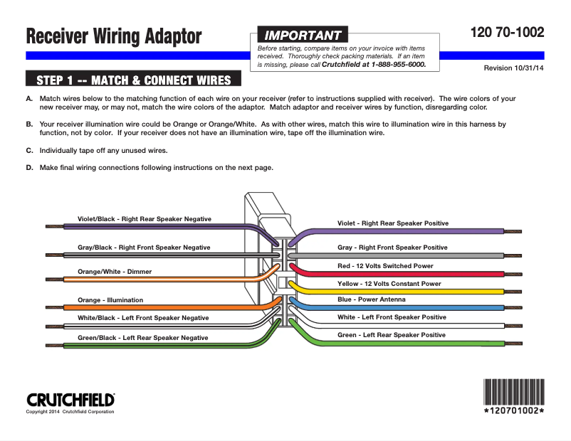 First page image of the manual for 70-1002