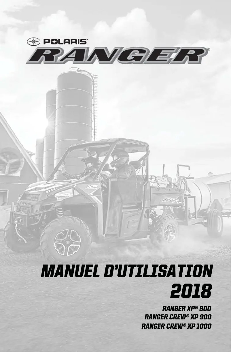 Page 1 of the manual User Manual Polaris Ranger CREW XP 1000 (2018)