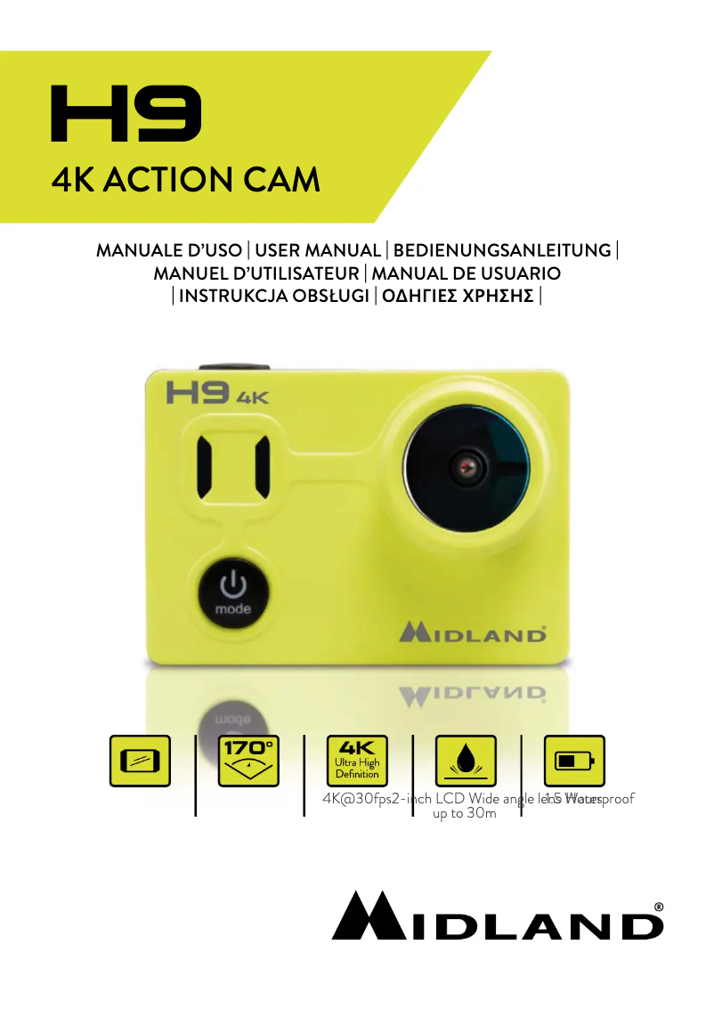 First page image of the manual for H9