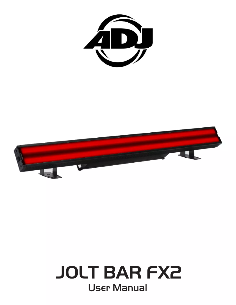 First page image of the manual for Jolt Bar FX2