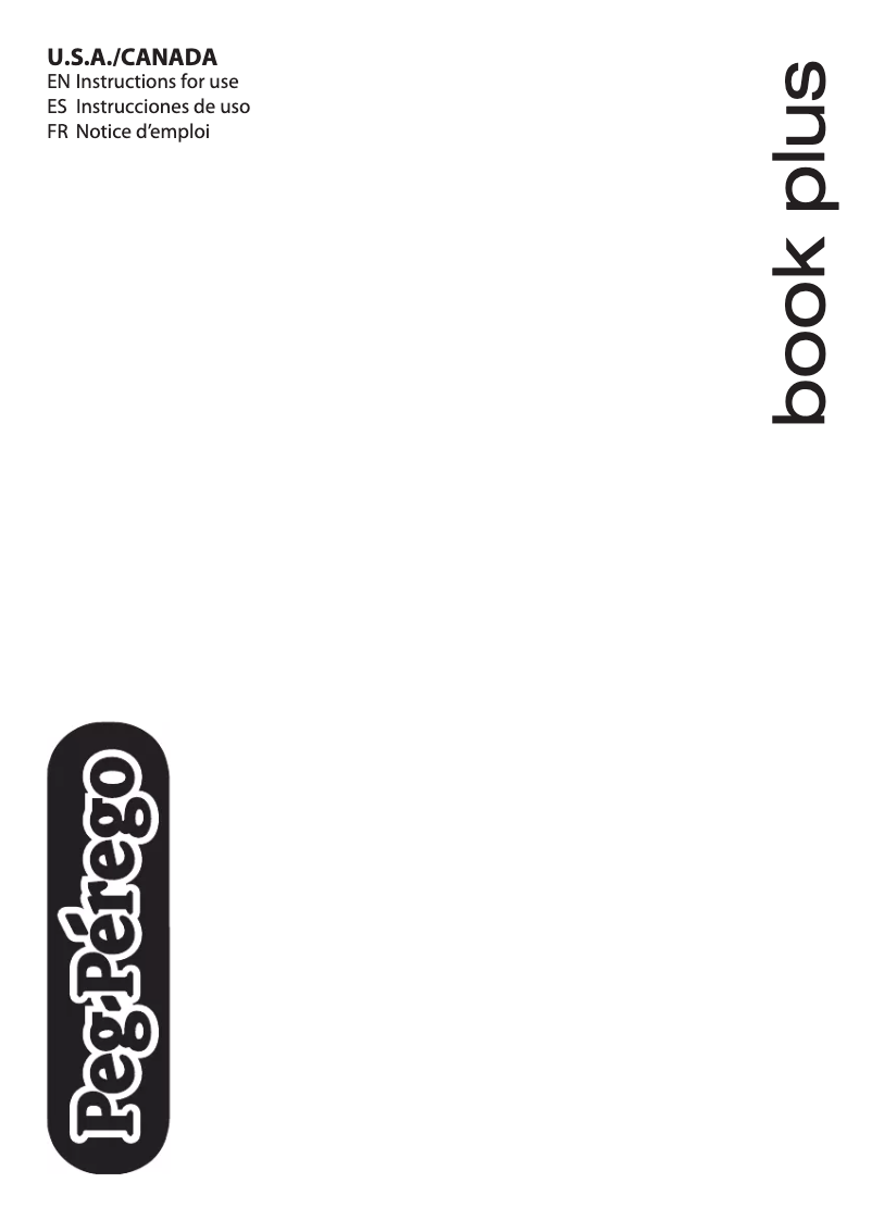 Page 1 of the manual User Manual Peg Perego Book Plus