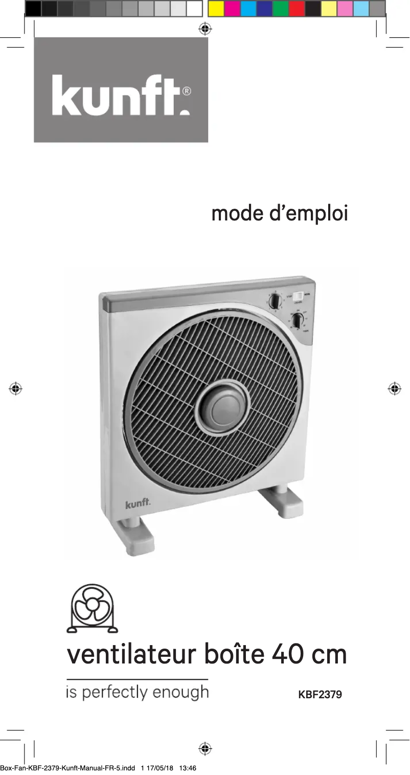 Image de la première page du manuel de l'appareil KBF 2379