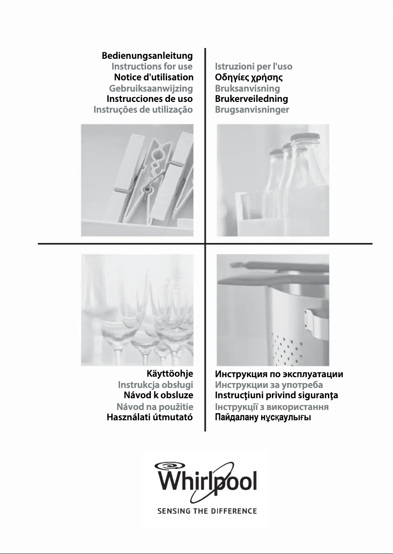 Page 1 of the manual User Manual Whirlpool ACM 898/BA