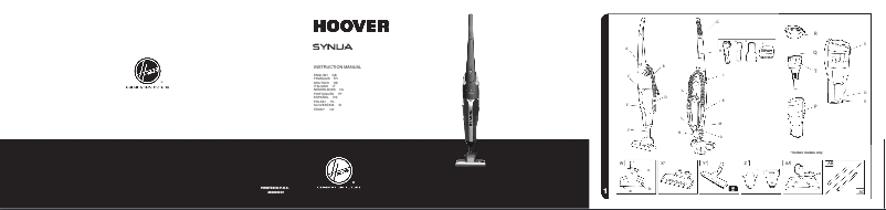 Page 1 of the manual User Manual Hoover Synua