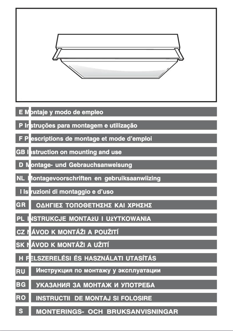 First page image of the manual for RHC627IN
