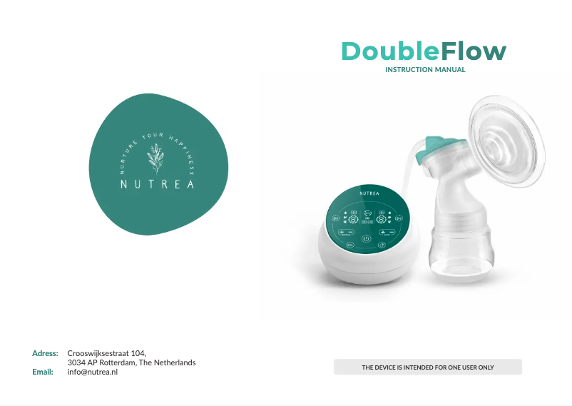 First page image of the manual for DoubleFlow