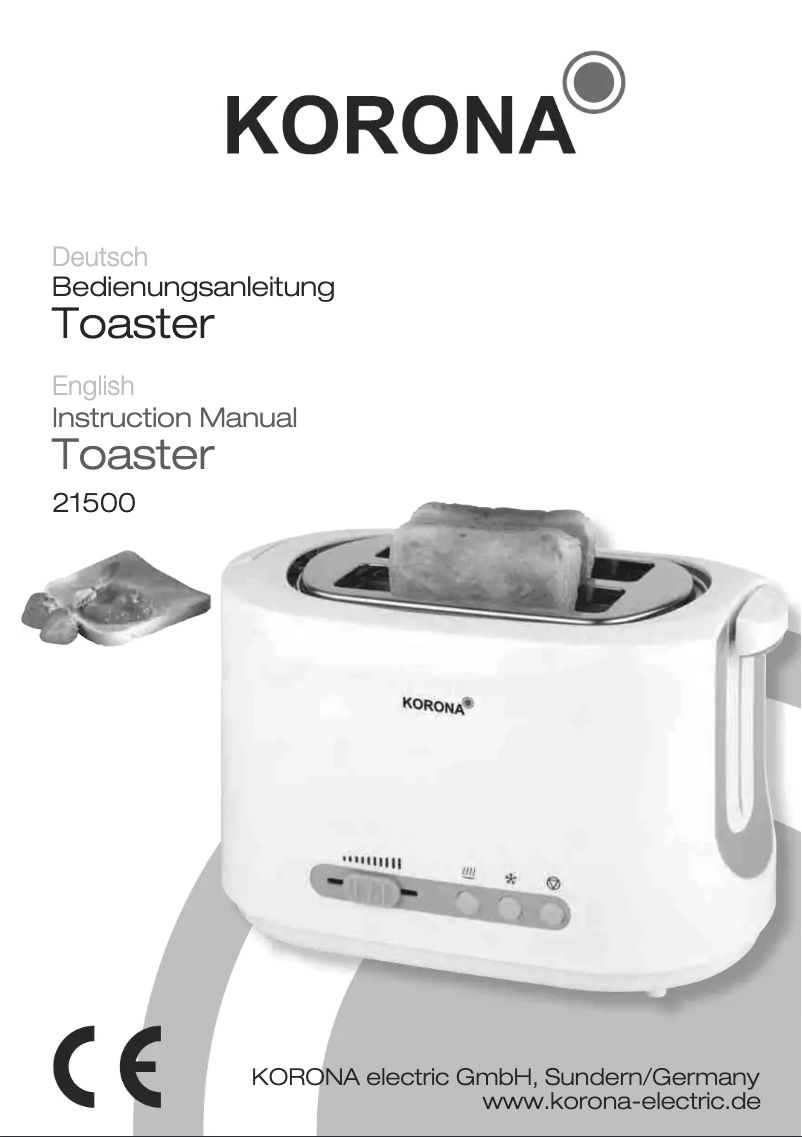 Page 1 of the manual User Manual Korona 21500