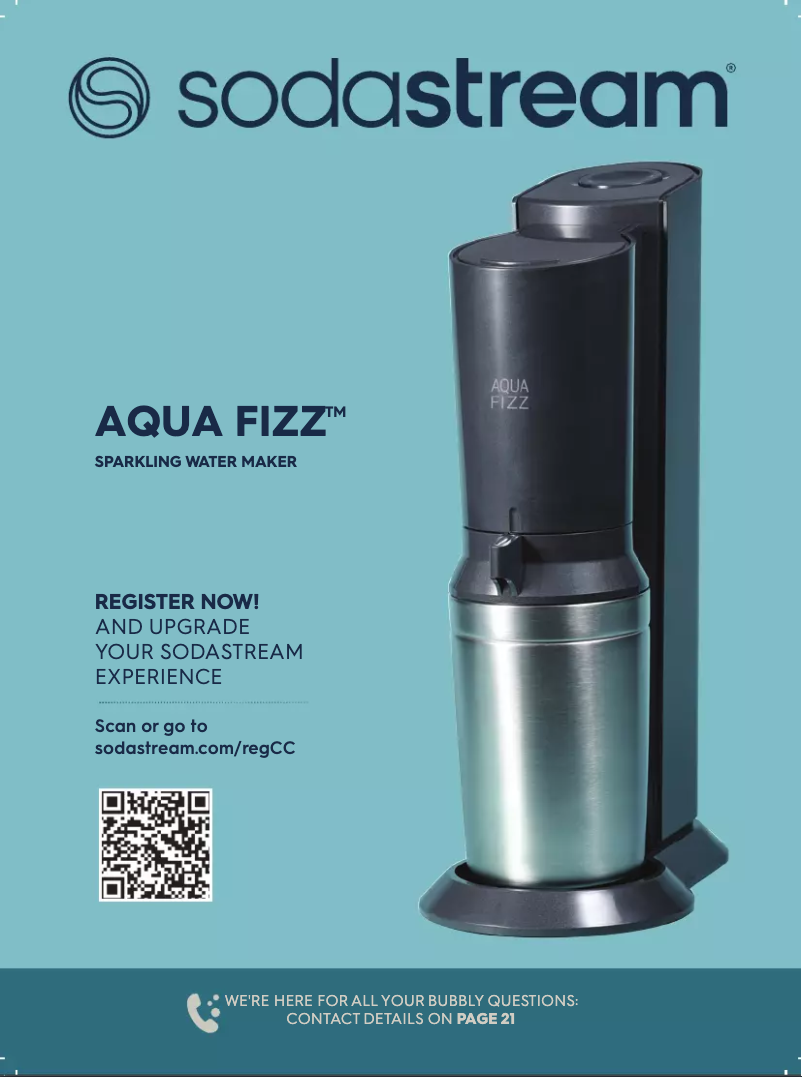 First page image of the manual for Aqua Fizz
