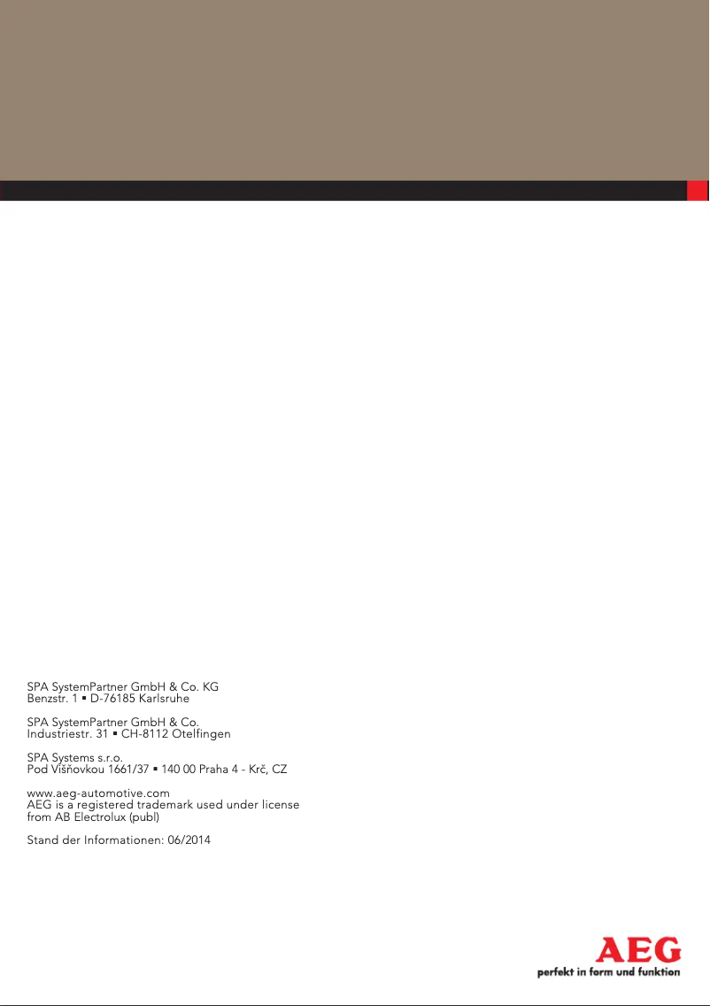 Page 1 of the manual User Manual AEG LS 18