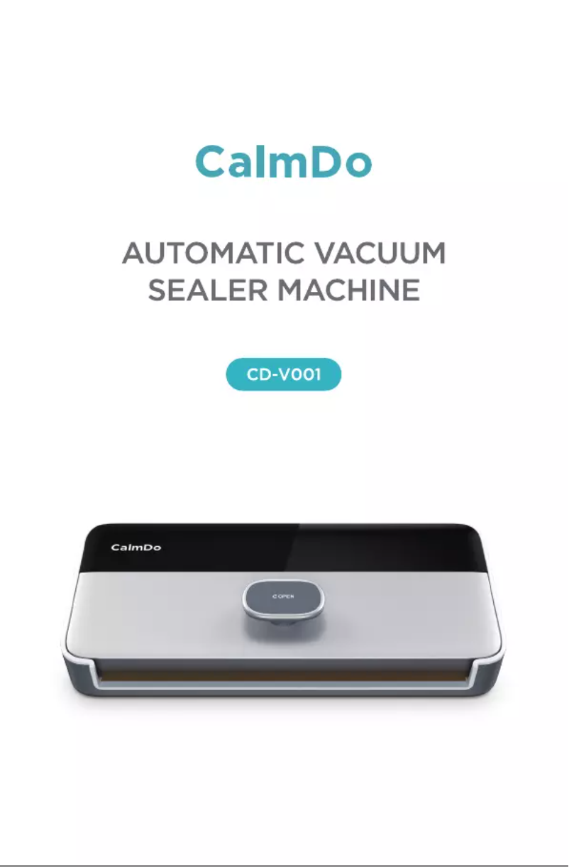 Page 1 of the manual User Manual CalmDo CD-V001