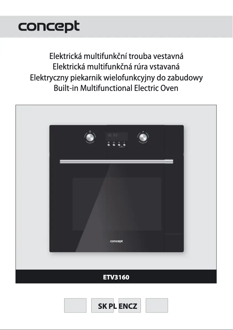 First page image of the manual for ETV 3160bcs