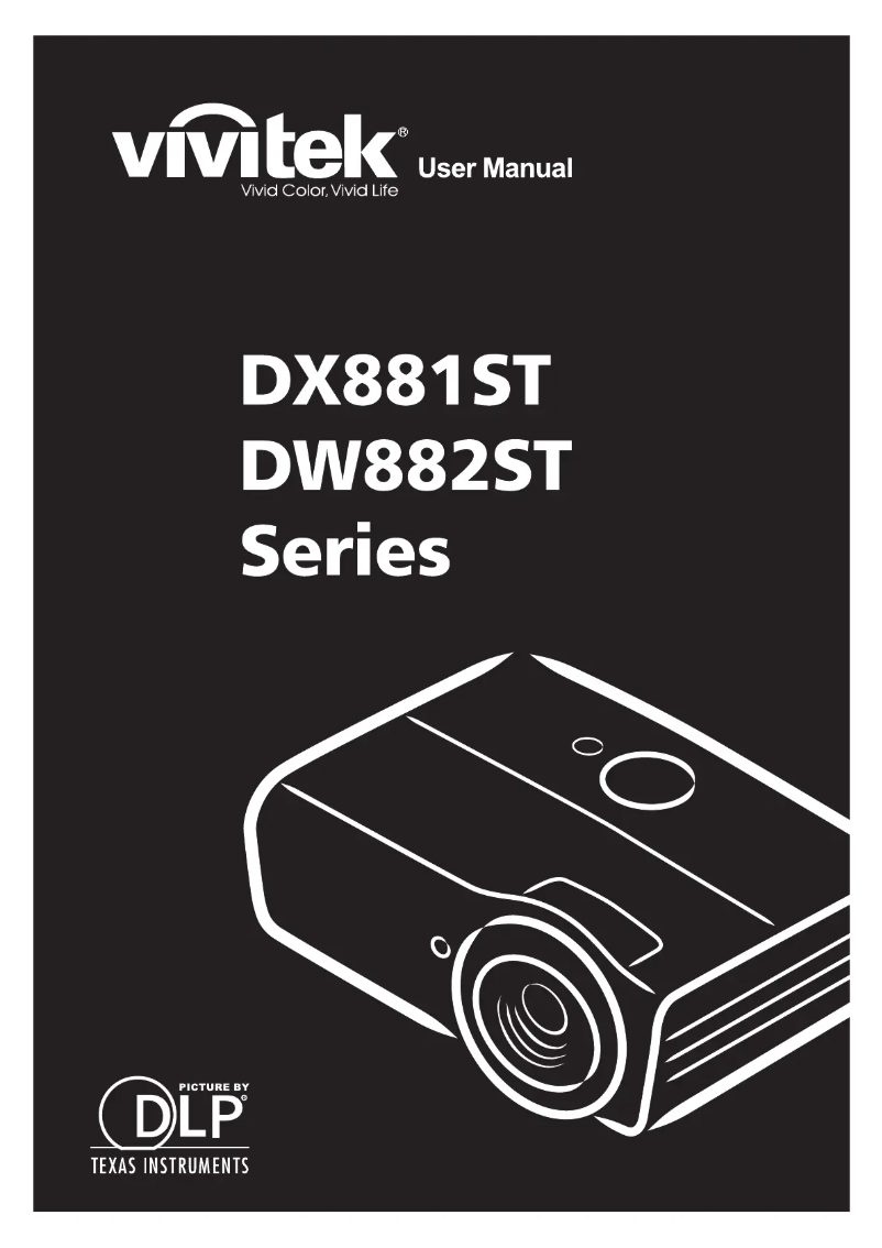 Image de la première page du manuel de l'appareil DX881ST