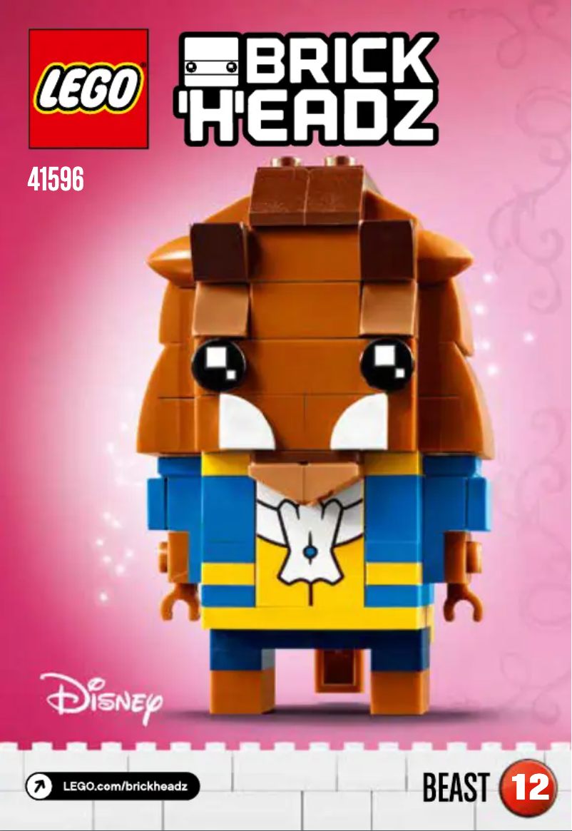 First page image of the manual for Brickheadz 41596