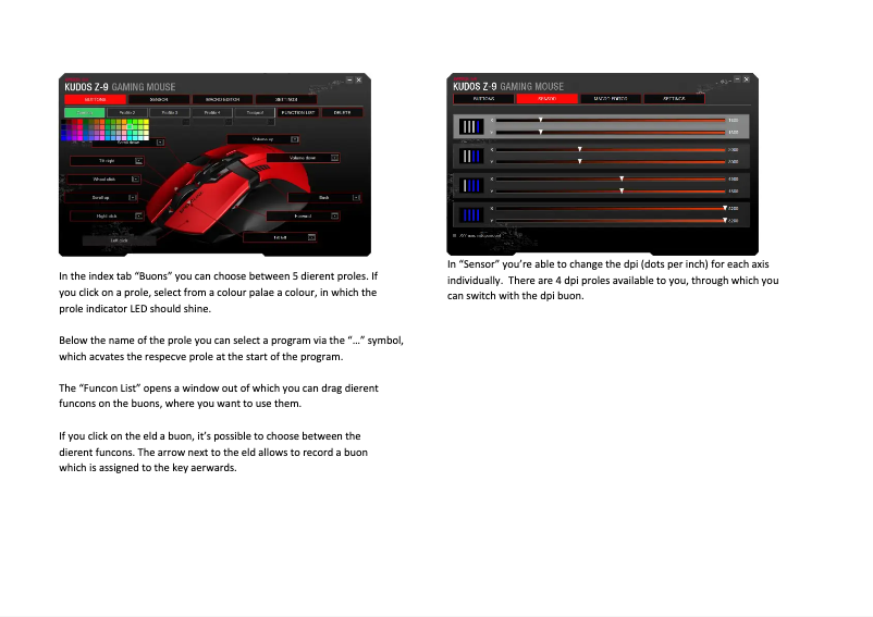 Page 1 of the manual User Manual Speed-Link Kudos Z-9