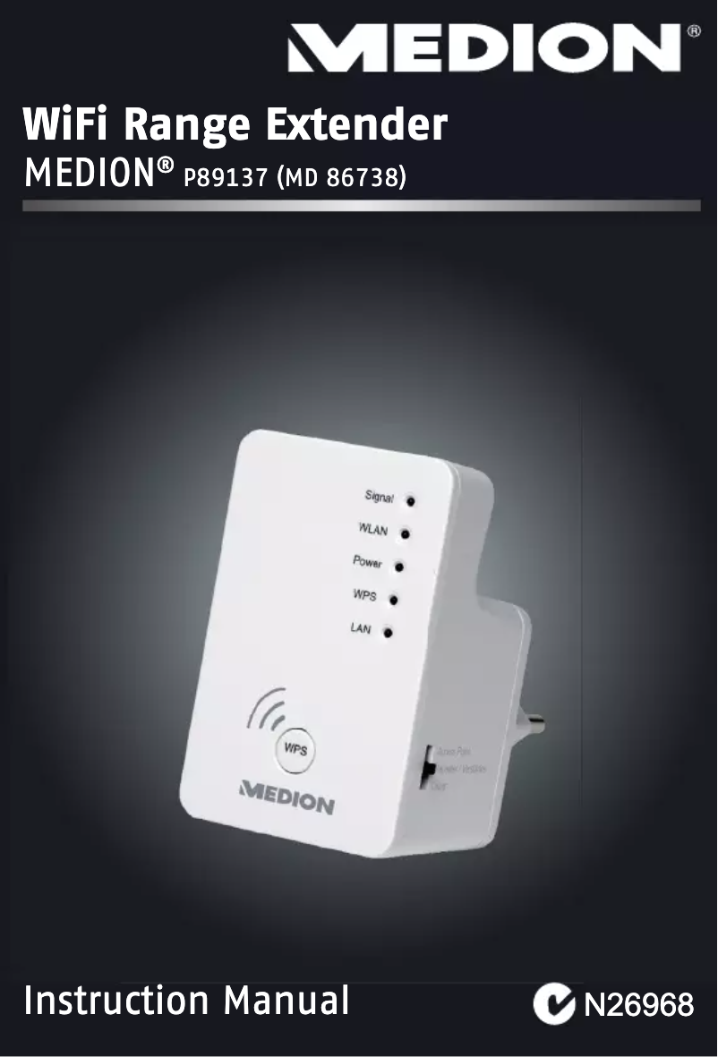 First page image of the manual for LW055