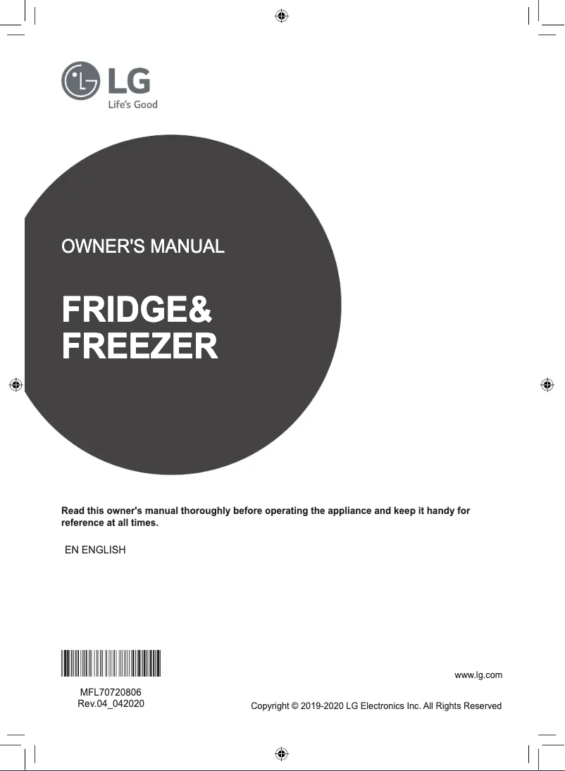 First page image of the manual for GB-B4452SE