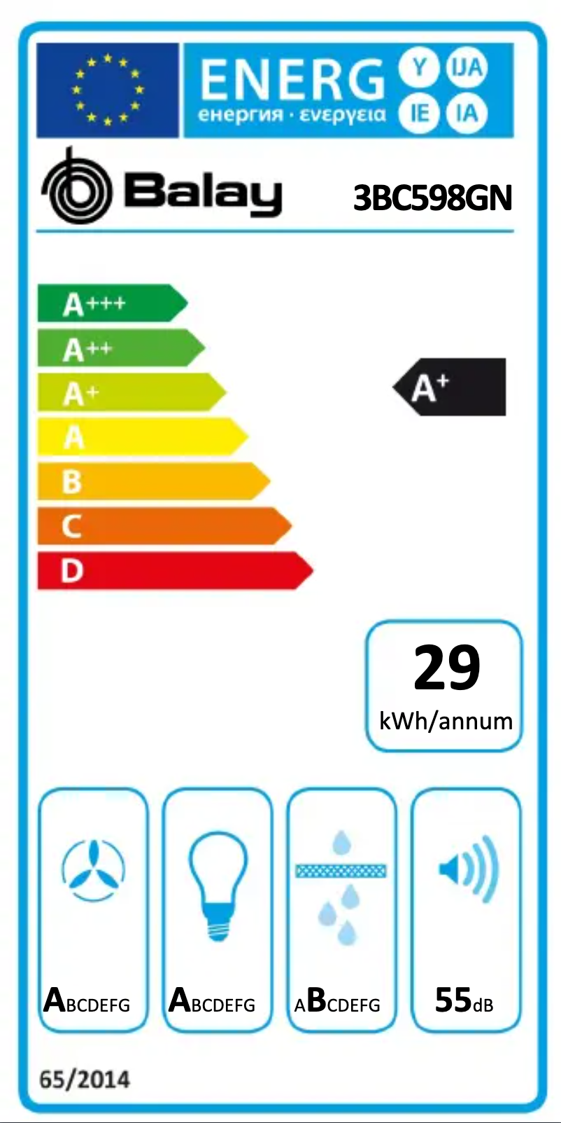 First page image of the manual for 3BC598GN