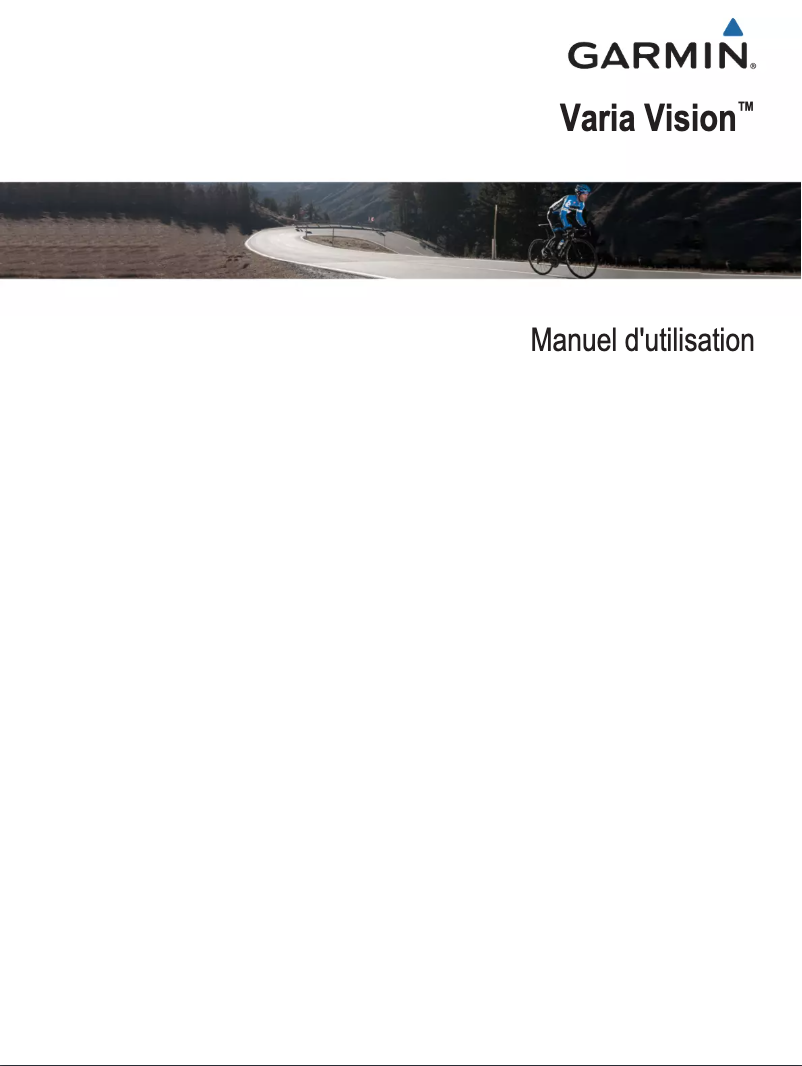 First page image of the manual for Varia Vision In-sight Display