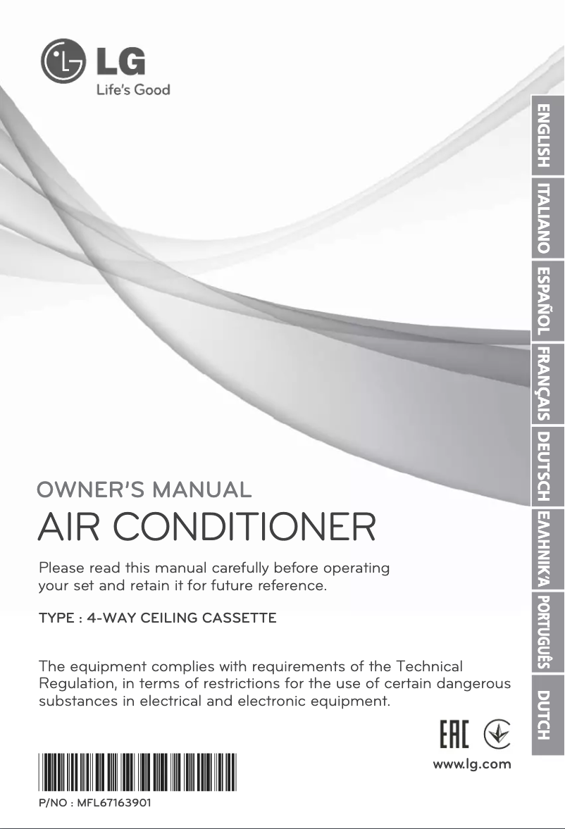 First page image of the manual for ATNH12GRLED