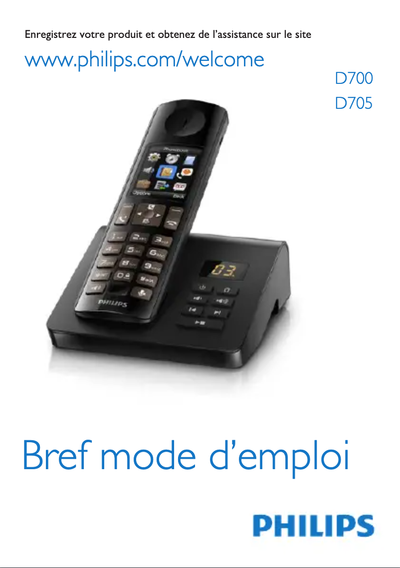 First page image of the manual for D7052B