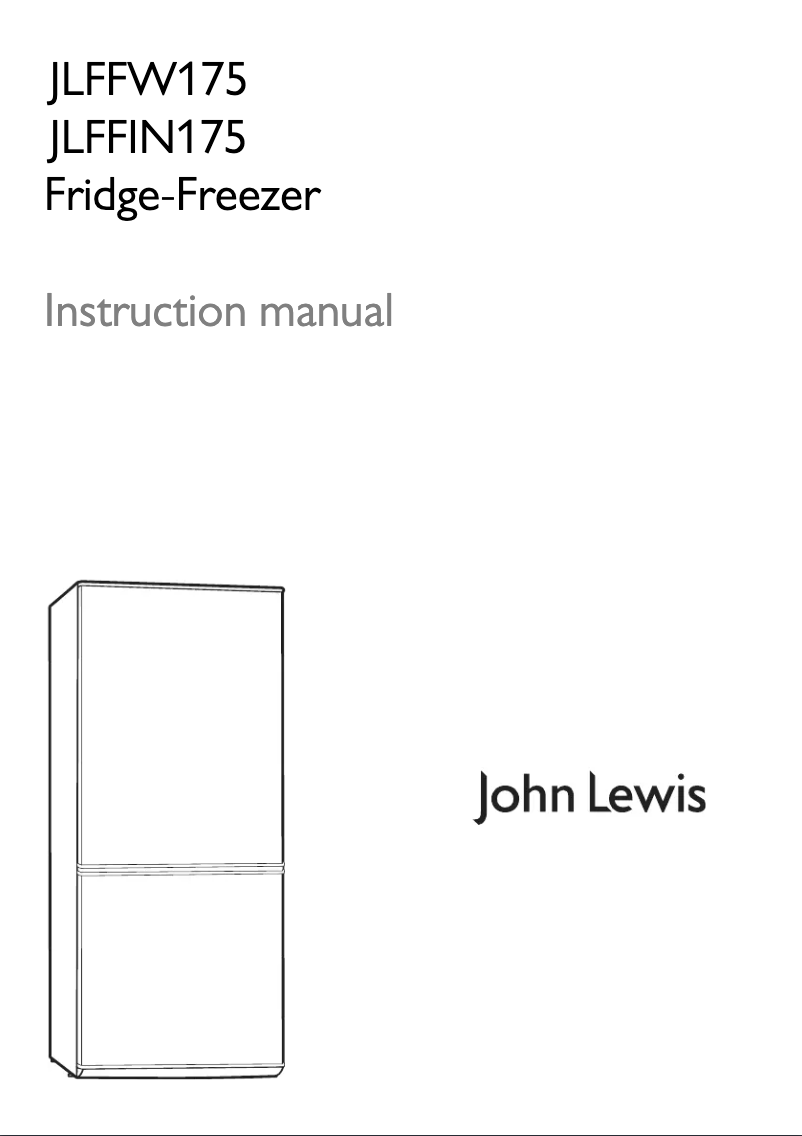 Page 1 of the manual User Manual John Lewis JLFFW 175