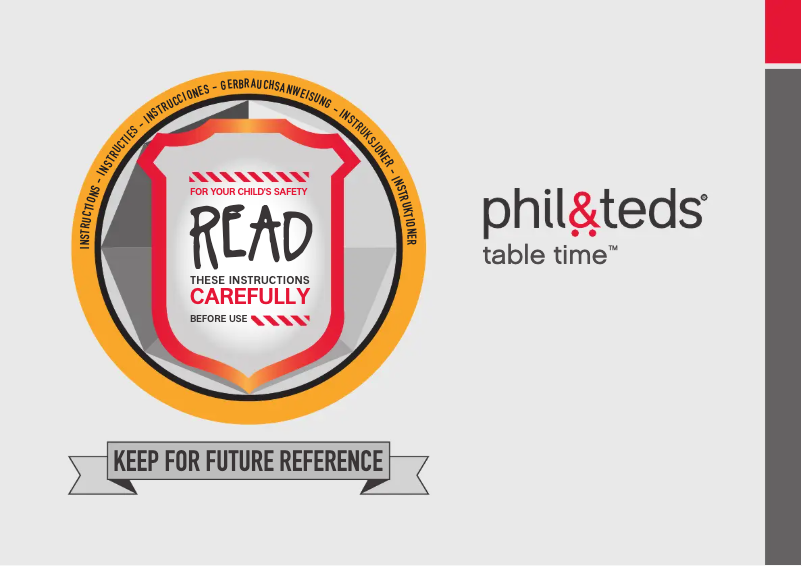 First page image of the manual for table time