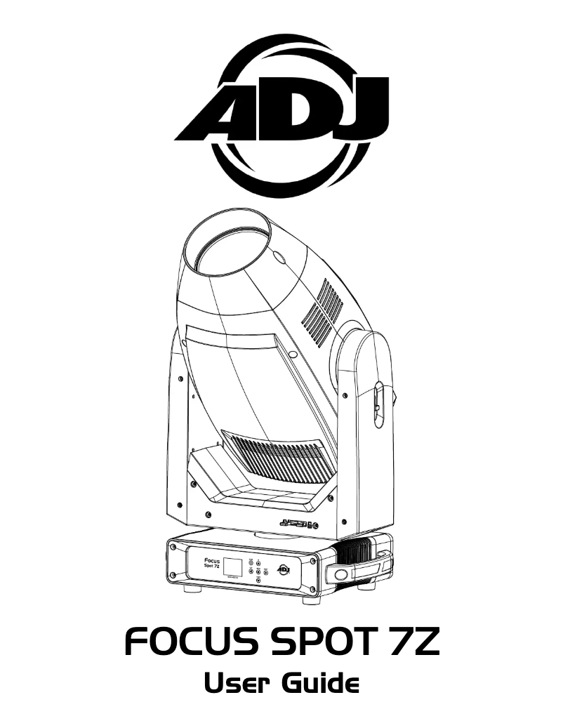 First page image of the manual for Focus Spot 7Z