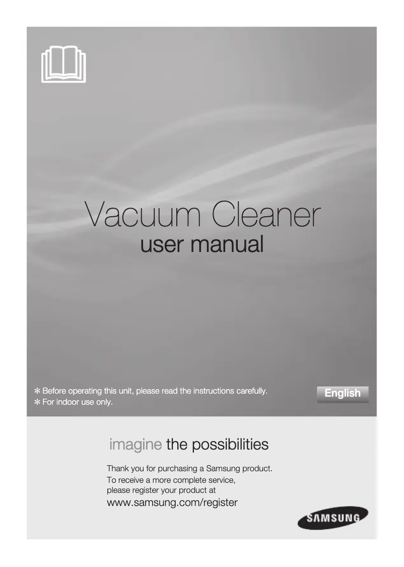 Page 1 of the manual User Manual Samsung SC4545