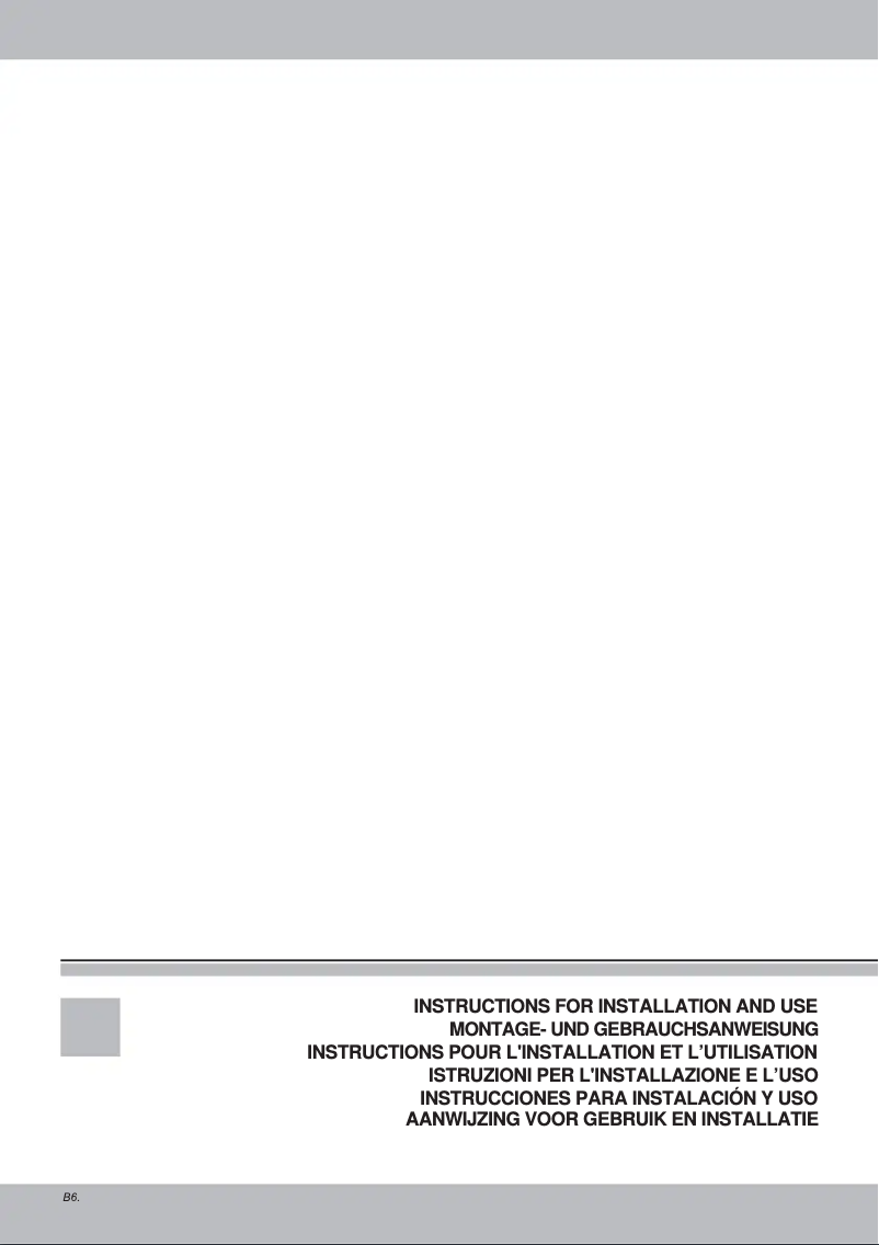 Page 1 of the manual User Manual Rosieres CARHD7SPN