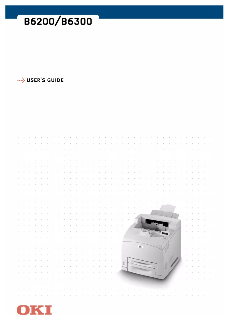 Page 1 of the manual User Manual OKI B6200N