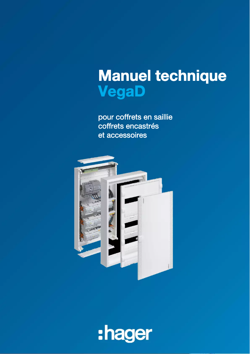 Page 1 of the manual User Manual Hager KN10E
