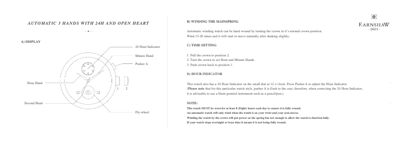 First page image of the manual for Beaufort ES-8082-04