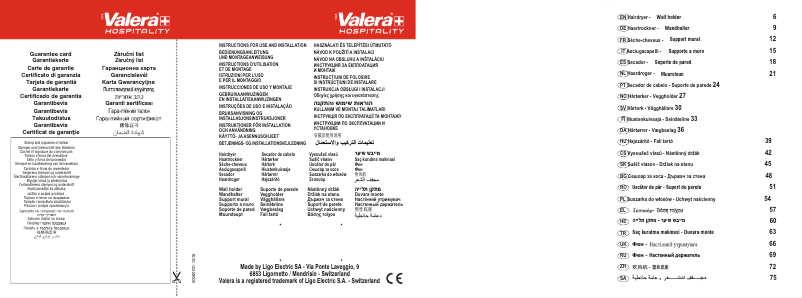 First page image of the manual for Action Super Plus 1600