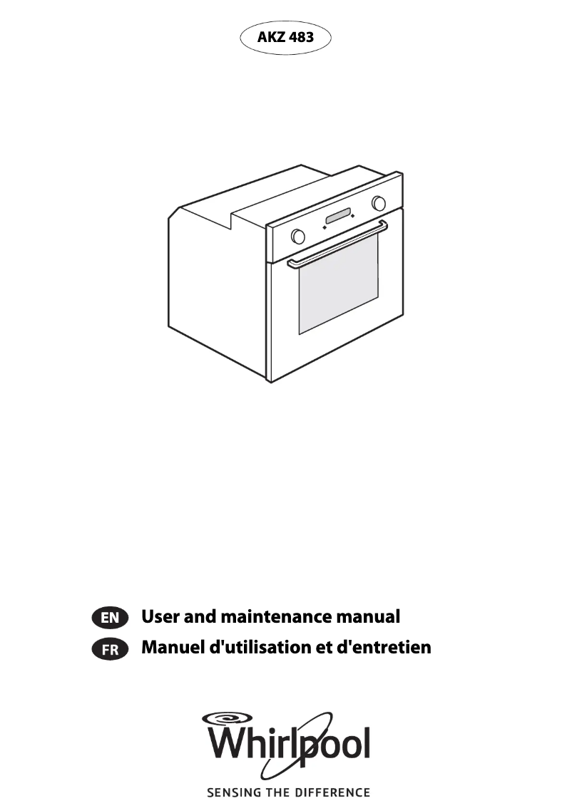 First page image of the manual for AKZ 483/WH