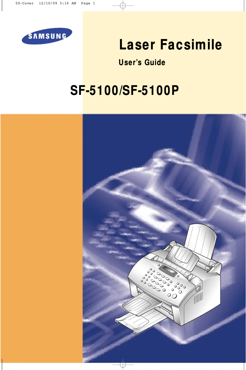 Page 1 of the manual User Manual Samsung CF-5100