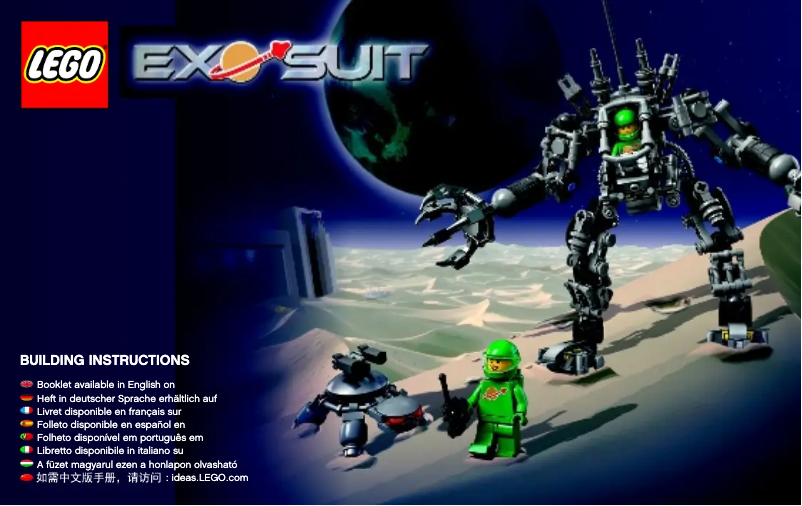 Page 1 of the manual User Manual Lego 21109