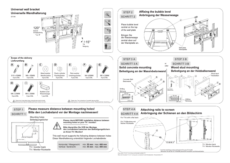 Page 1 of the manual User Manual Ricoo S1144