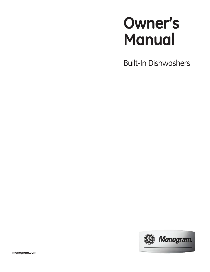 Page 1 of the manual Use and Maintenance Manual GE ZBD8900PII