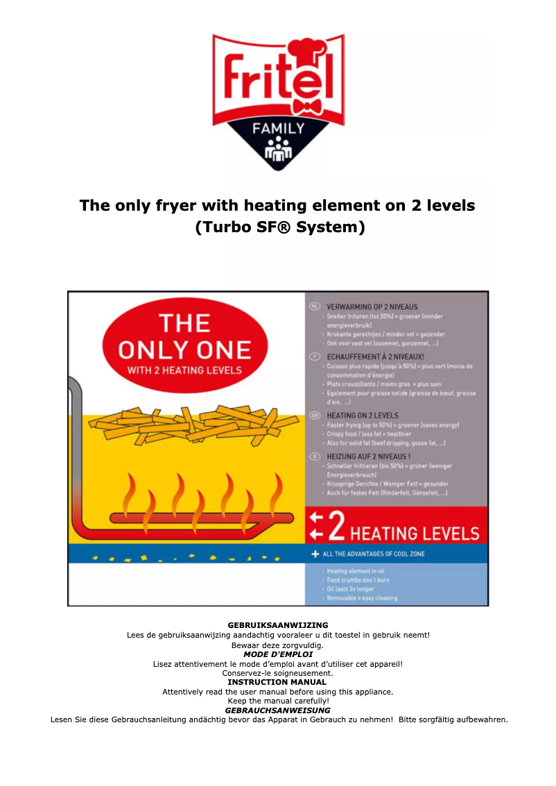 Page 1 of the manual User Manual Fritel Turbo SF 4212