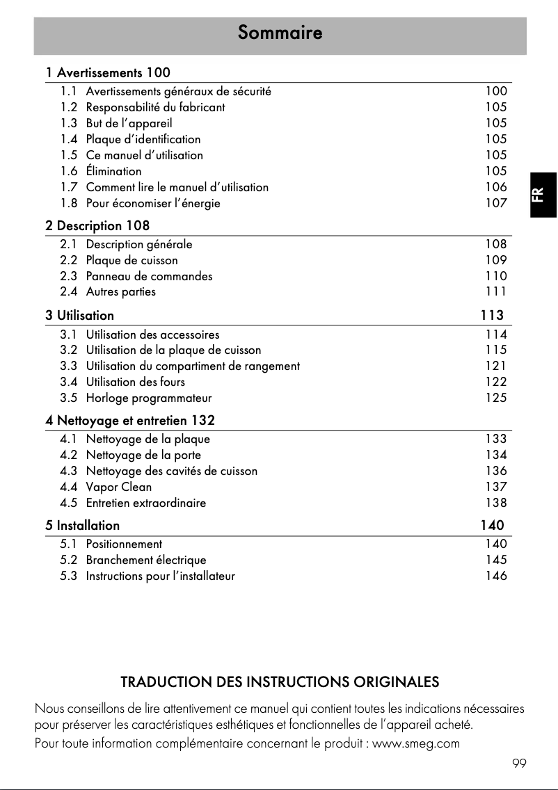 First page image of the manual for CPF92IMWH
