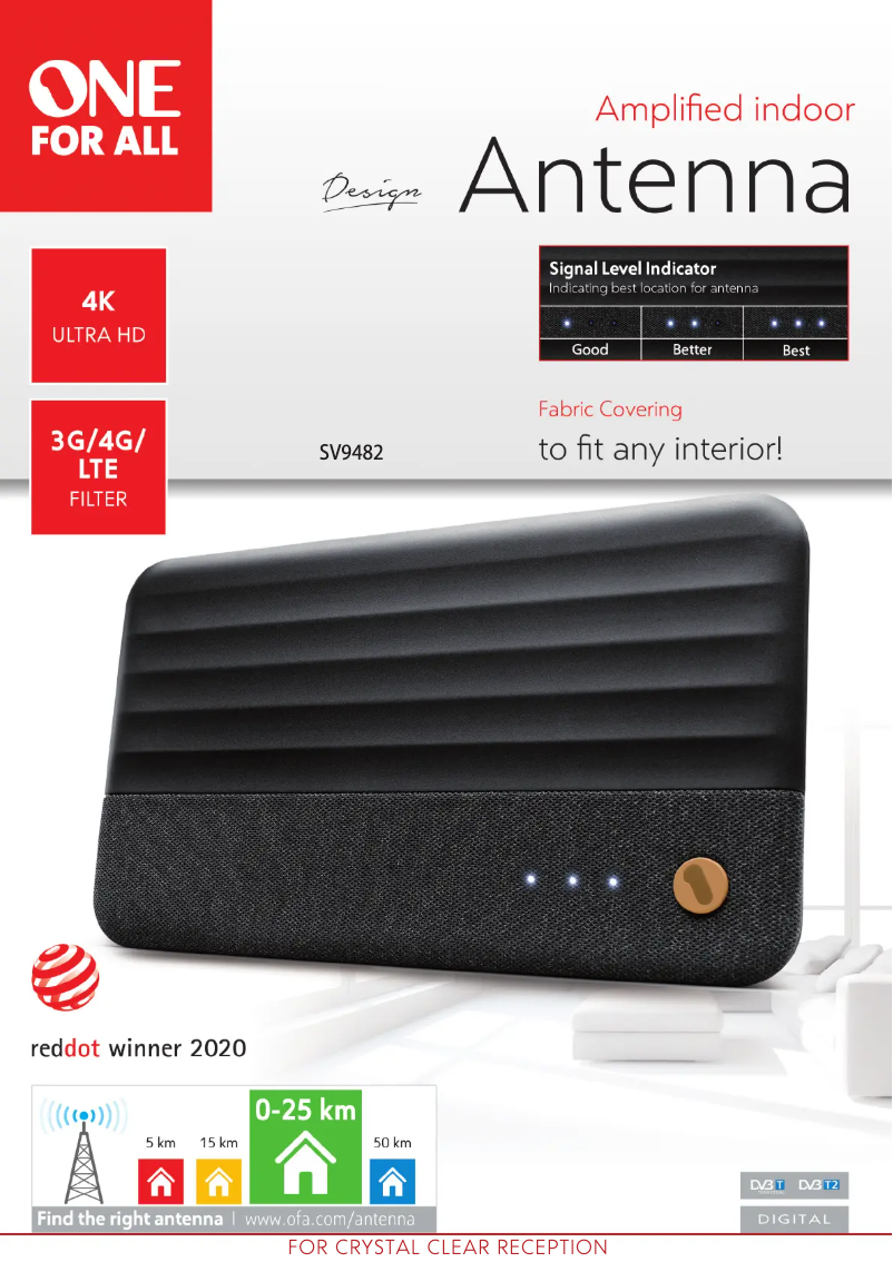 First page image of the manual for SV 9482