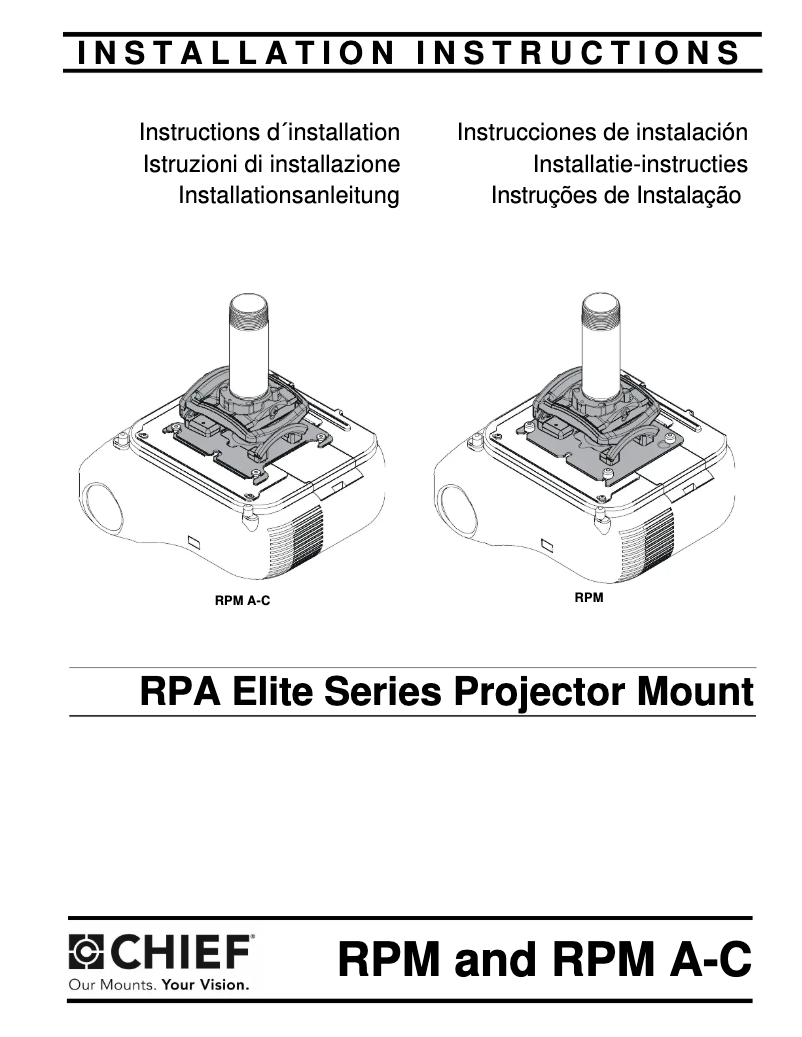 First page image of the manual for RPMBUS