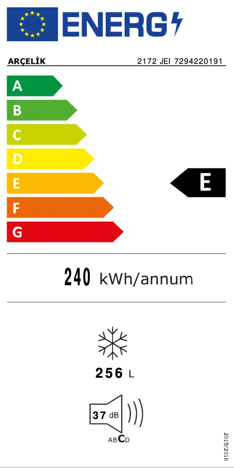 First page image of the manual for 2172 JEI
