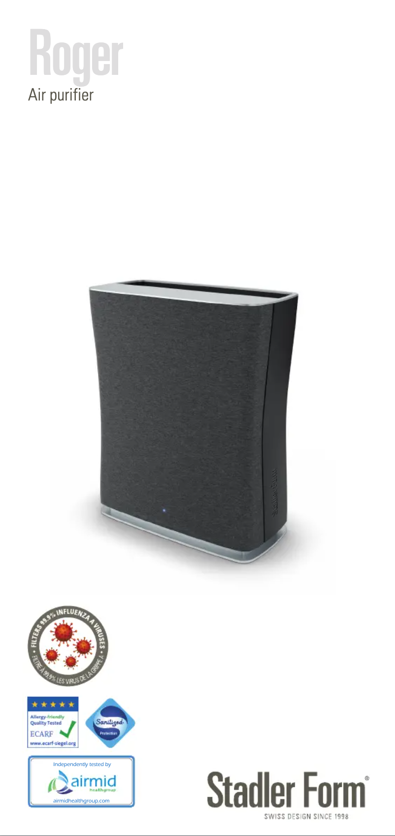 Image de la première page du manuel de l'appareil Roger