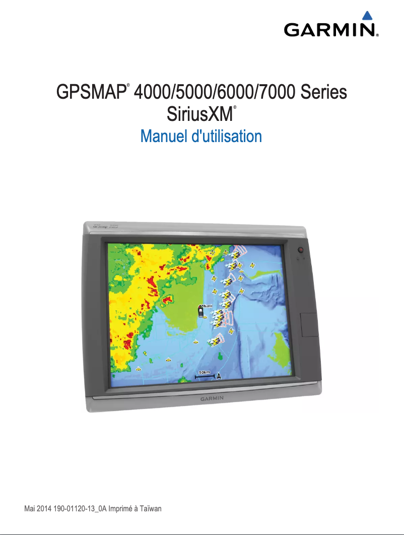 Page 1 of the manual Instruction Manual Garmin GXM 51